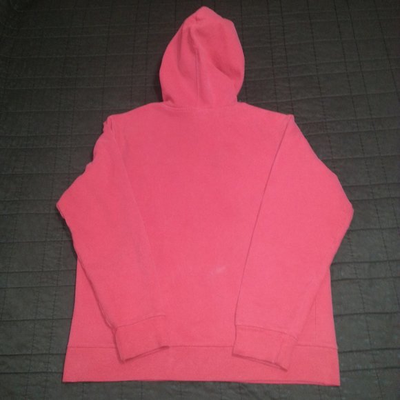 The North Face New York Hoodie Sweater Sweatshirt  Men's Large Red hooded - Picture 2 of 13